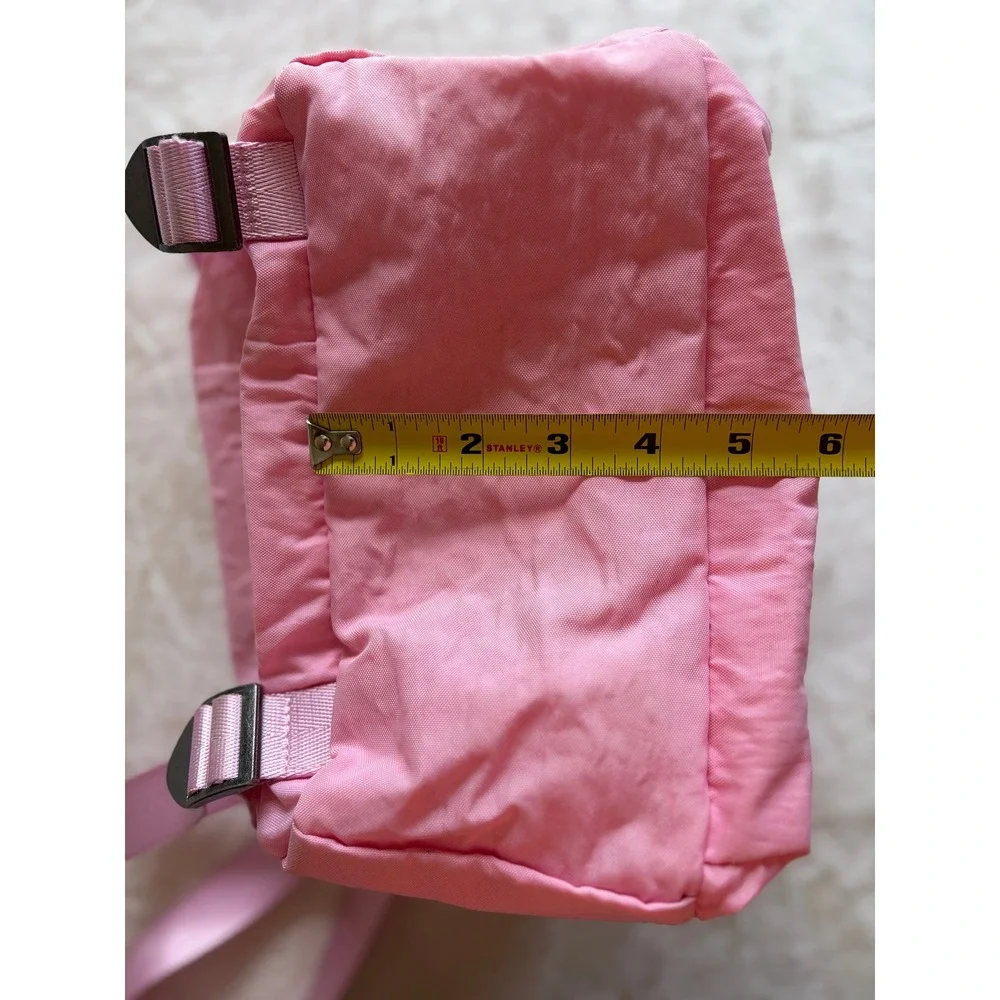 LOLA California Starchild Pink Crinkle Nylon Mini Backpack Kids OS Excellent